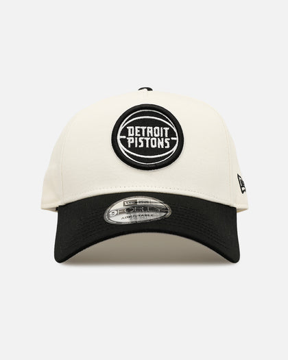 New Era Detroit Pistons 'Easy Chrome Black' 9FORTY A-Frame Snapback Chrome/Black