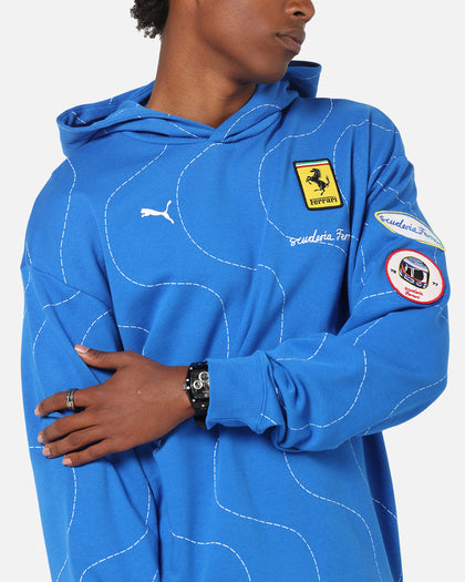Puma X Scuderia Ferrari Monza Hoodie Steer Blue