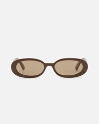 Le Specs Outta Love Sunglasses Cocoa