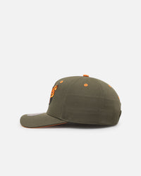 Mitchell & Ness Seattle Supersonics 'Harmony of Hues' Pro Crown Snapback Olive/Orange