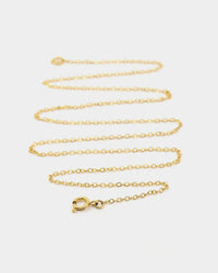 Raising Hell Customisable Cable Necklace Gold