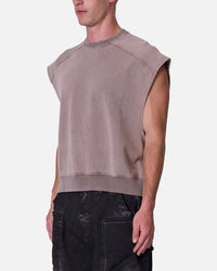 MNML Sleeveless Rag Shirt Washed Brown