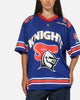 Bleacher Athletic Newcastle Knights NRL Vegas Round 2026 Jersey Blue