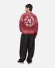 Majestic Athletic New York Yankees Black Letter Knit Crewneck Sour Cherry