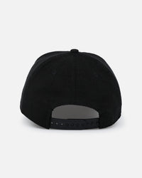 New Era Chicago Bulls 'Corduroy Suede' Pre-Curved Golfer Snapback Washed Black