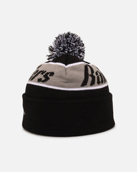 Mitchell & Ness Las Vegas Raiders Team Pom Beanie Black/Grey