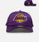New Era Los Angeles Lakers 'Team Color Satin' 9FORTY A-Frame Snapback Official Team Color