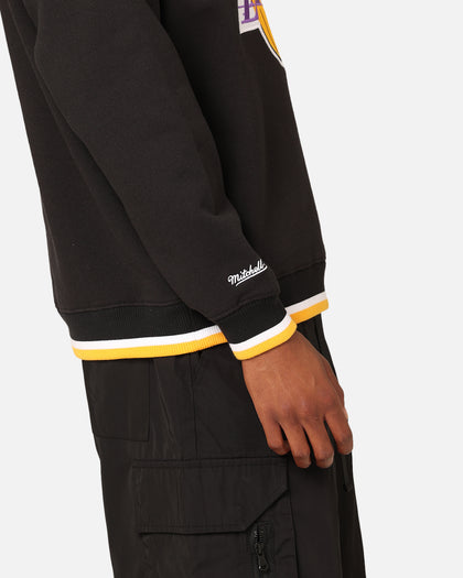 Mitchell & Ness Los Angeles Lakers Shooting Crewneck Black