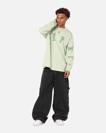 Carre Global Oversized Long Sleeve T-Shirt Sage