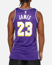 Nike LeBron James Los Angeles Lakers 2025/26 Statement Edition Dri-FIT NBA Swingman Jersey Field Purple
