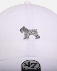 47 Brand Schnauzer 'Dog Collection' 47 Clean Up Strapback White