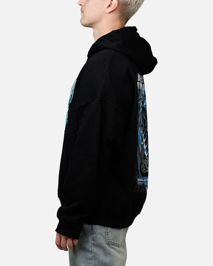 73Studio X Yu-Gi-Oh! Blue Eyes White Dragon Premium Hoodie Black