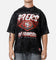 New Era San Francisco 49ers Boxy Essentials T-Shirt Washed Black