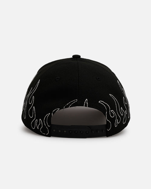 New Era Baltimore Ravens 'Outline Flames' 9FORTY A-Frame Snapback Black