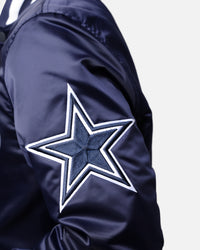 Pro Standard Dallas Cowboys Rib Satin Jacket Midnight Navy