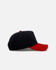 New Era Atlanta Braves 'Homage' 9FORTY A-Frame Snapback Navy/Red
