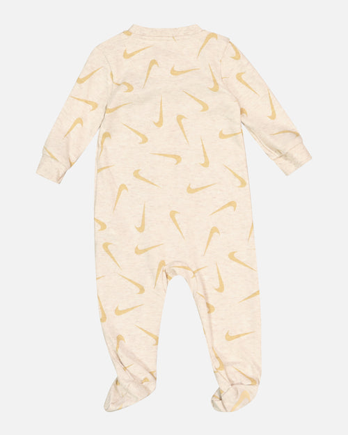 Nike Infants' Swooshfetti Footed Coverall Pale Ivory Heat