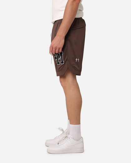 Saint Morta La Rambla Basketball Shorts Dark Brown