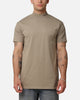 Saint Morta Old English Mock Neck T-Shirt Brown/Brown