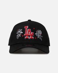 New Era Los Angeles Dodgers 'Valentines Day' 9FORTY A-Frame Snapback Black