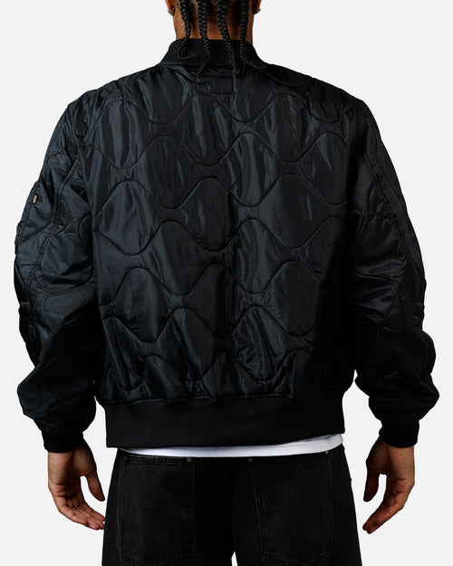 Alpha Industries L-2B Quilted Flight Jacket Black