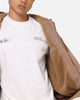 Carre Sherpa Lined Hoodie Washed Tan