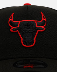 New Era Chicago Bulls 'Outline' 9FORTY A-Frame Snapback Black