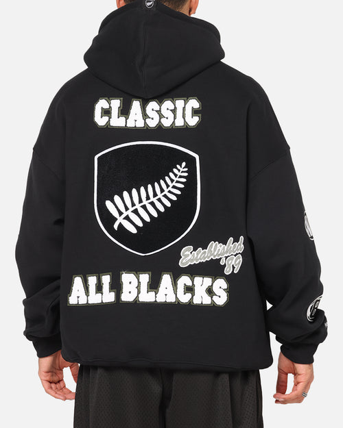 Mitchell & Ness All Blacks Rugby Union Cab Inaugural Hoodie Solid Black