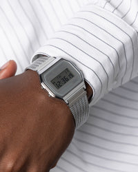 Casio A158WEM-7D Watch Silver