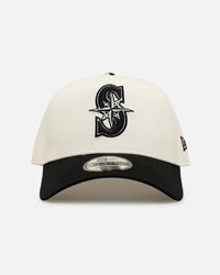 New Era Seattle Mariners 'Easy Chrome Black' 9FORTY A-Frame Snapback Chrome/Black