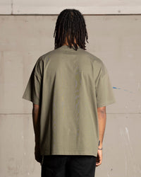 Saint Morta Snake Eyes Boxy T-Shirt Khaki Green