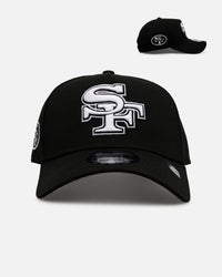 New Era San Francisco 49ers 'Black And White' 9FORTY A-Frame Snapback Black/White