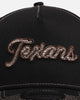 New Era Houston Texans 'Rope Script' 9FORTY A-Frame Snapback Black/White