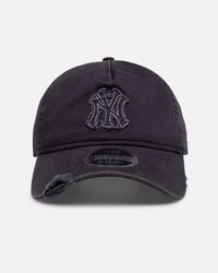 New Era New York Yankees 'Snow Washed Fray' 9FORTY A-Frame Unstructured Snapback Washed Navy