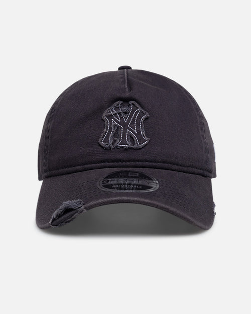 New Era New York Yankees 'Snow Washed Fray' 9FORTY A-Frame Unstructured Snapback Washed Navy