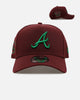 New Era Atlanta Braves 'Frosted Burgundy' 9FORTY A-Frame Snapback Burgundy