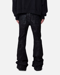 MNML Super Stacked Denim Jeans Washed Black