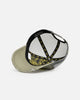 Von Dutch Contrast Distressed Trucker Snapback Moss/Yellow