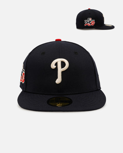 New Era Philadelphia Phillies '250th Anniversary Side Patch' 59FIFTY Fitted Navy