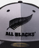New Era New Zealand All Black 'Mono Pinwheel' 59FIFTY Fitted Grey