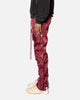 MNML Snap Front Cargo Pants Red