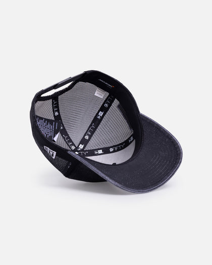 New Era X Mclaren 'Washed' 9FIFTY Trucker Snapback Black