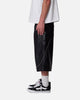 MNML Ultra Baggy Stud Leather Shorts Black
