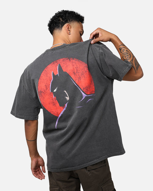 American Thrift X DC Batman The Animated Series Heavyweight Vintage T-Shirt Washed Black