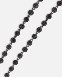 Saint Morta 4mm Iced Ball Chain Iced Black