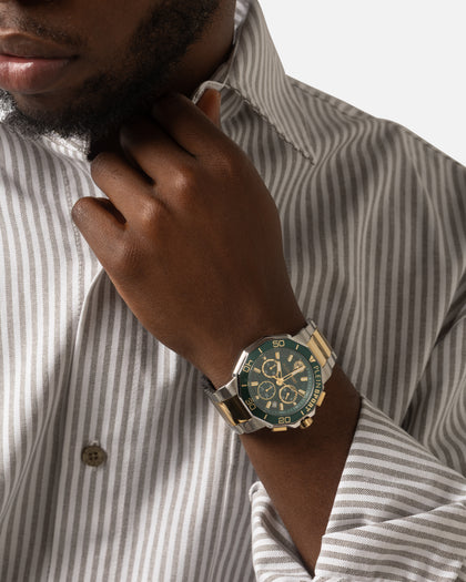 Phillip Plien Sport Titan Bracelet Watch Green/Gold
