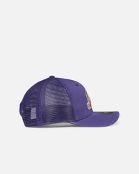 New Era Utah Jazz 'HWC' 9SEVENTY Trucker Stretch Snapback Dark Purple