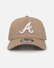 New Era Atlanta Braves 'Tumbleweed Seasonal' 9FORTY A-Frame Snapback Tumbleweed/White