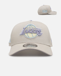 New Era Los Angeles Lakers 'Pastel 2.0' 9FORTY A-Frame Snapback Stone