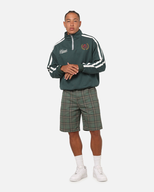 Carre Avenue Jorts Green Plaid